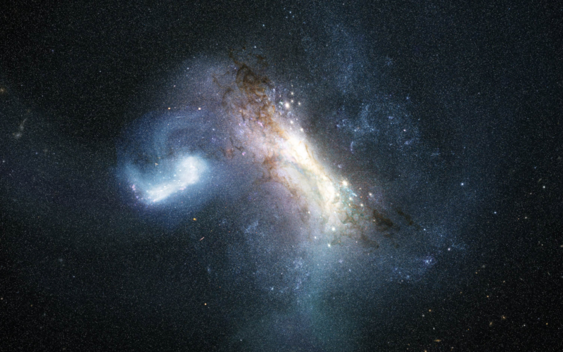 Astronomía: Una cicatriz revela la fusión más antigua