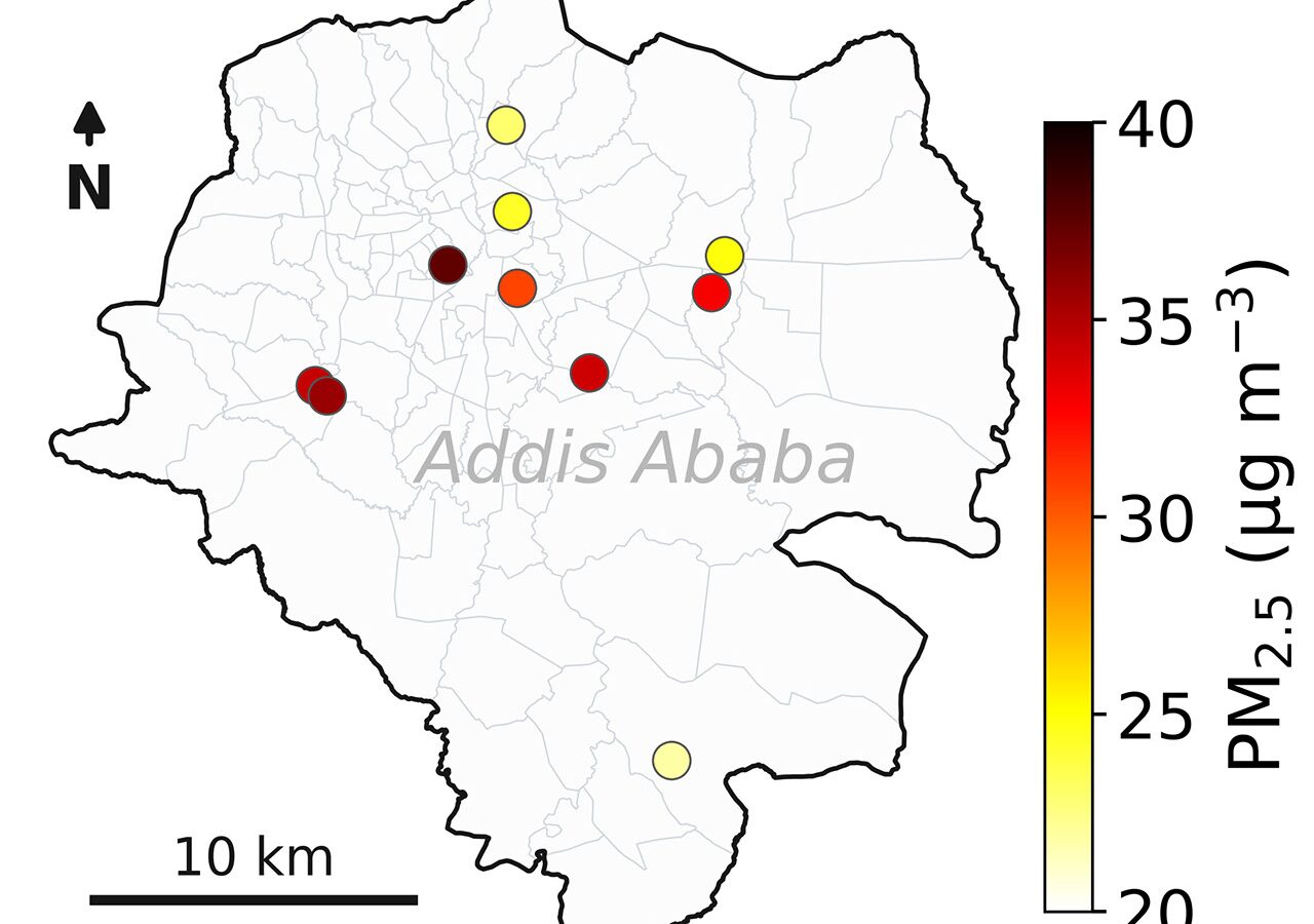 Salud: Diez sensores dibujan el aire de Addis Ababa