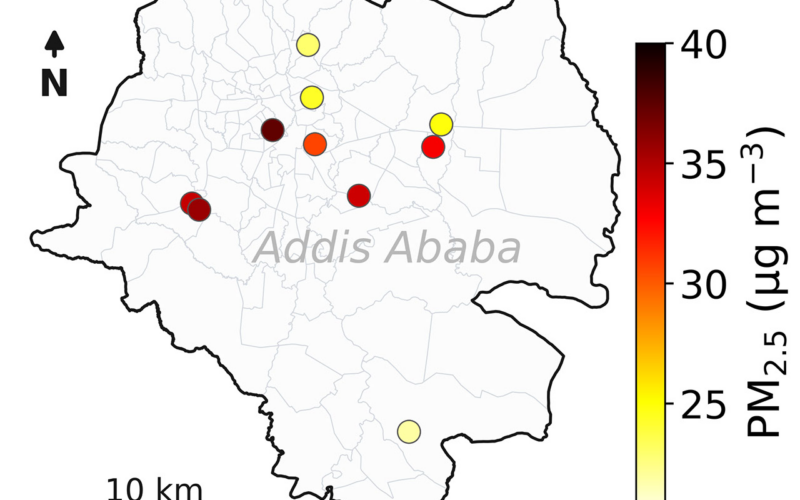 Salud: Diez sensores dibujan el aire de Addis Ababa