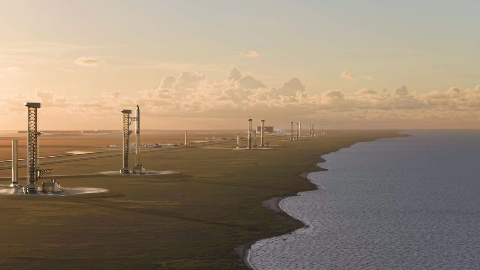 Espacio: SpaceX proyecta diez plataformas Starship en Luisiana