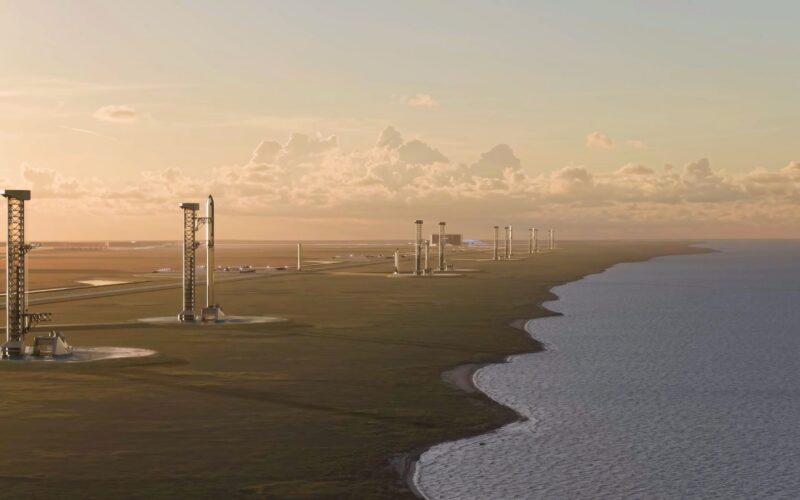 Espacio: SpaceX proyecta diez plataformas Starship en Luisiana