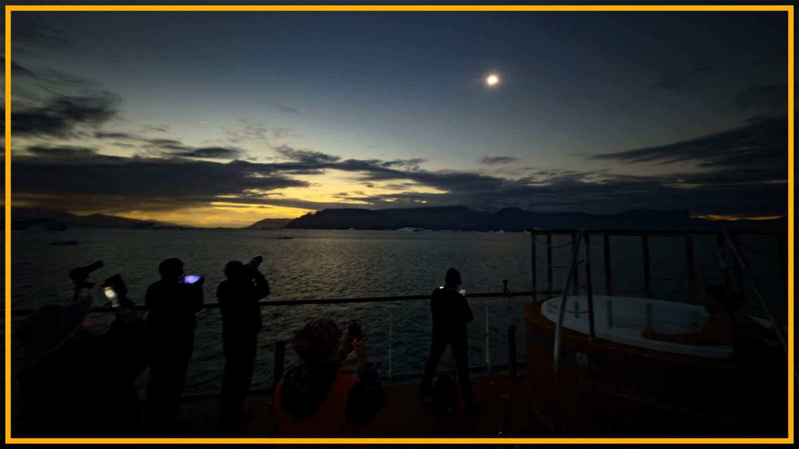 Espacio: Un crucero persiguió el cielo despejado
