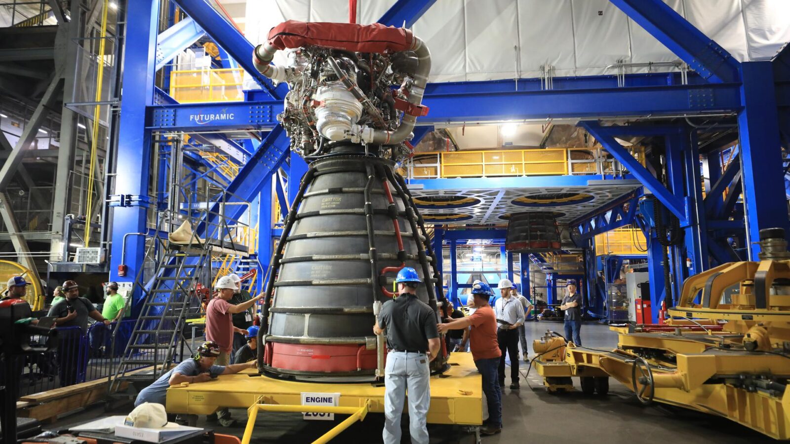 Espacio: Artemis III instala sus motores RS-25