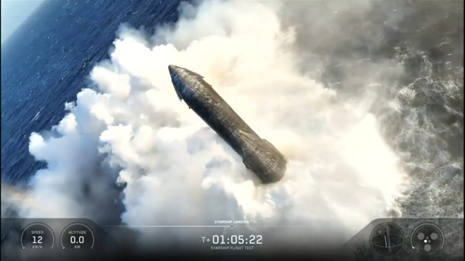 Espacio: Starship flota tras su vuelo 13