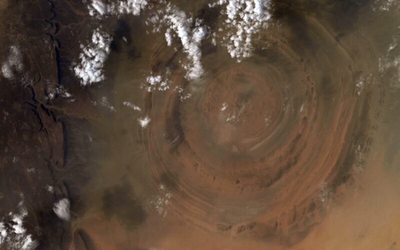 Tierra: El «Ojo de África» visto desde la ISS