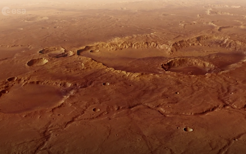 Espacio: Mars Express sobrevuela el cráter de «The Martian»