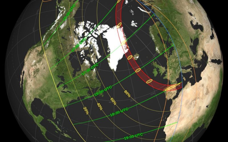Espacio: Eclipse solar total de 2026