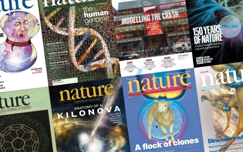 Tecnología: Nature repasa el arte de sus portadas