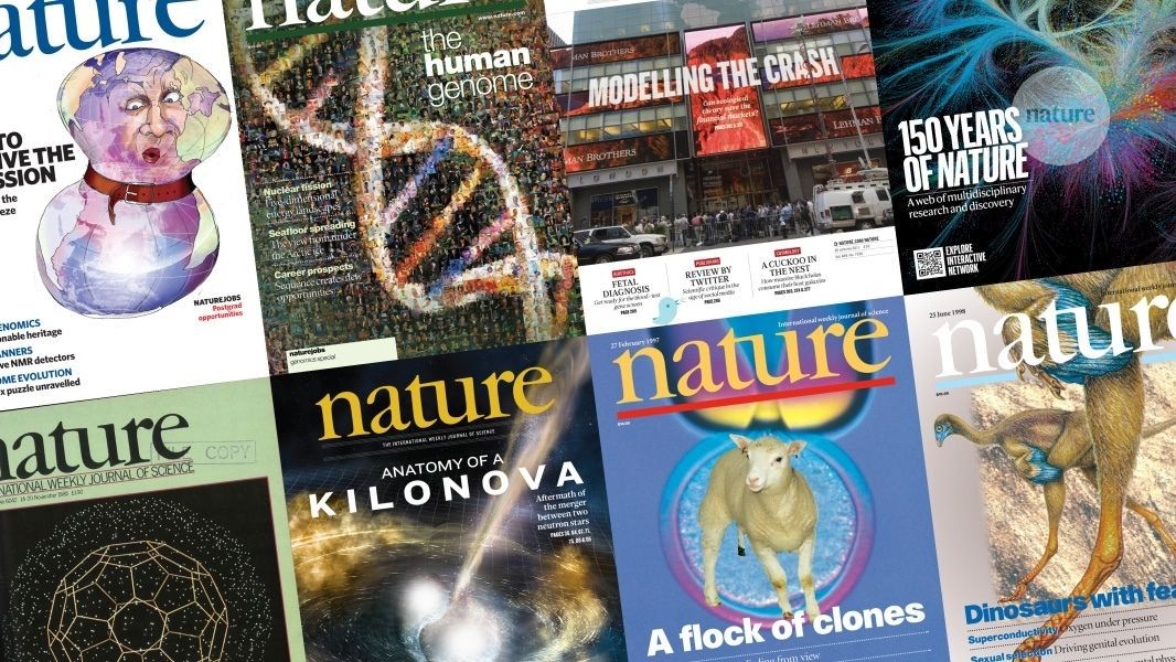 Tecnología: Nature repasa el arte de sus portadas
