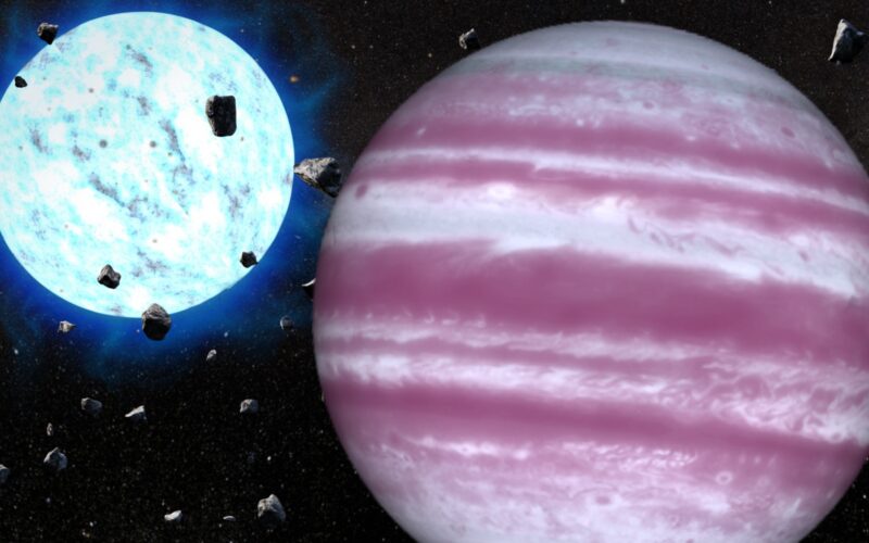 Astronomía: Un planeta muestra el futuro solar