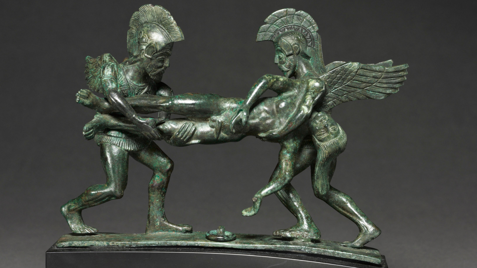 Arqueología: una escena de la Ilíada en bronce