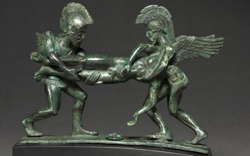 Arqueología: una escena de la Ilíada en bronce