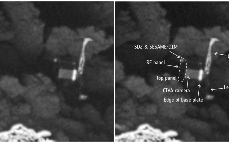 Espacio: Rosetta encontró a Philae tras dos años