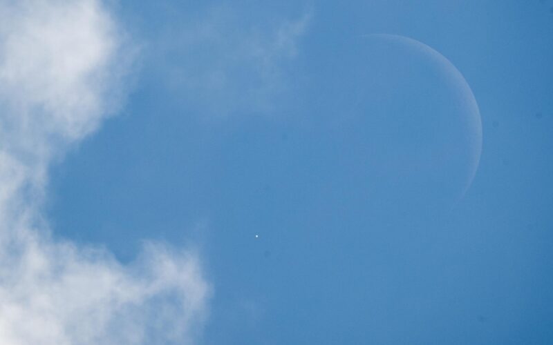 Espacio: Venus desaparece tras la Luna