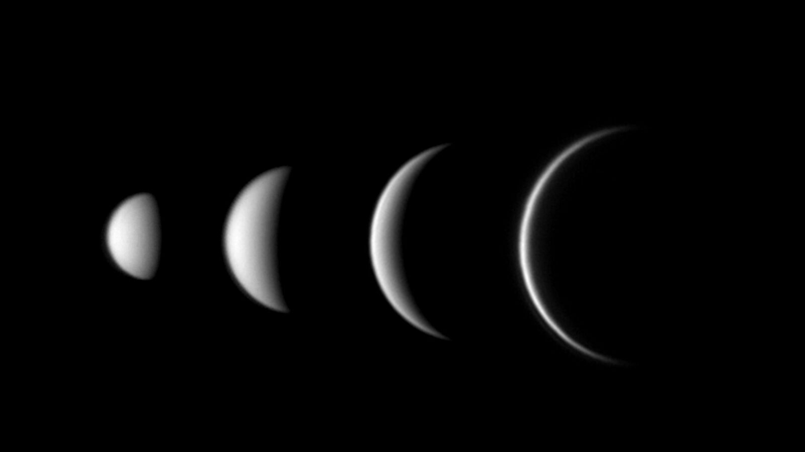 Espacio: Venus se afina antes de ocultarse