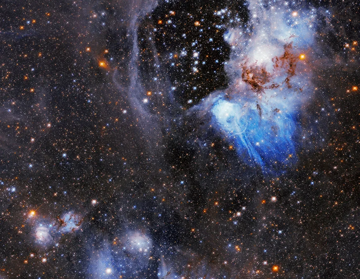 Espacio: Hubble retrata una superburbuja en N44