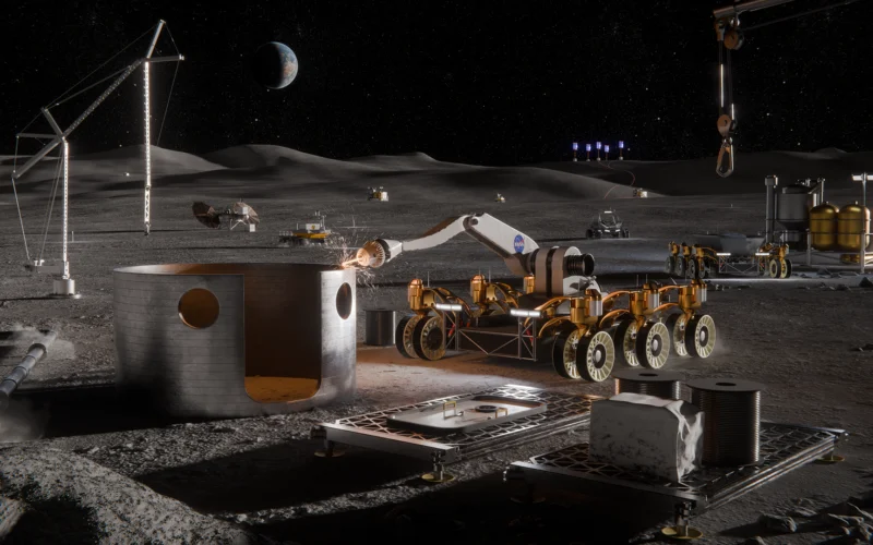 Espacio: NASA busca tecnología para una base lunar