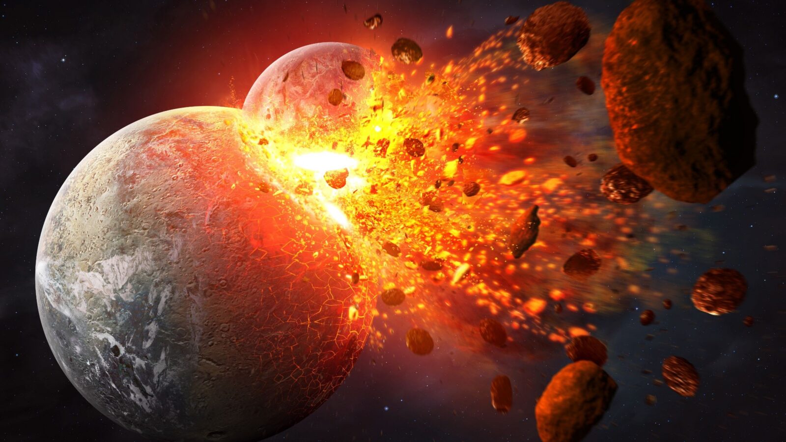 Espacio: ¿La Luna nació en cinco horas?