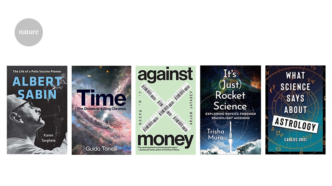 Libros: astrología, polio y la física del cohete
