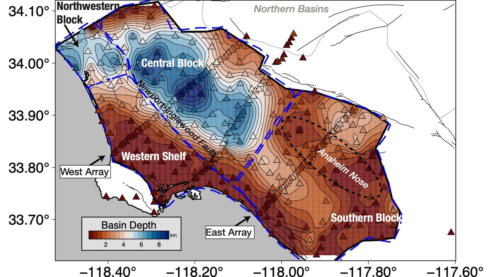Geología: Un mapa 3D detalla el subsuelo de Los Ángeles