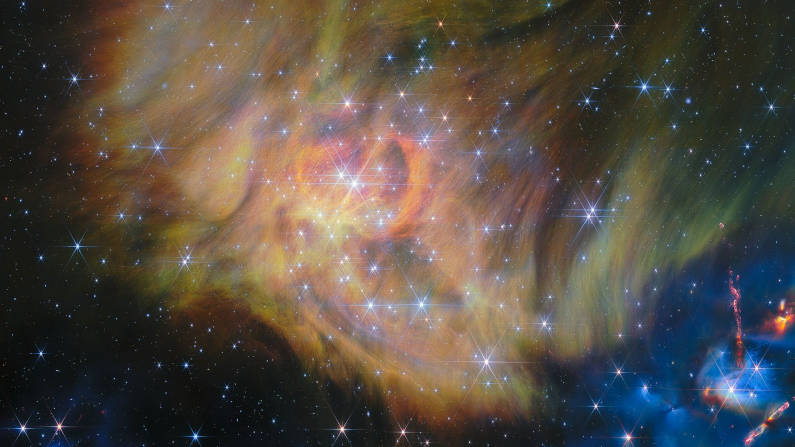Espacio: Webb retrata una nube donde nacen estrellas