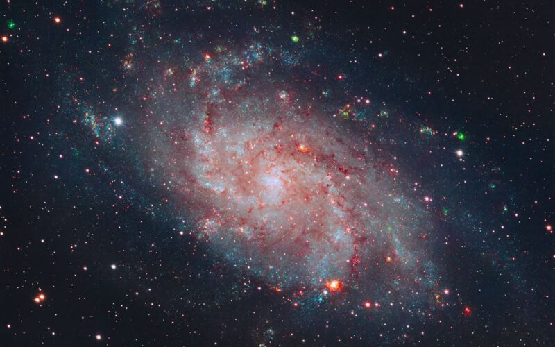 Espacio: Messier 33, la espiral que sirve de regla cósmica