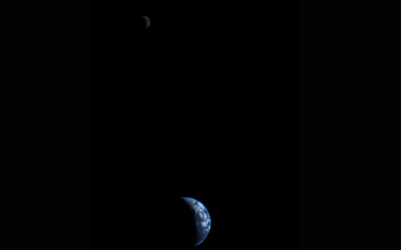 Espacio: la foto donde la Tierra y la Luna cupieron juntas