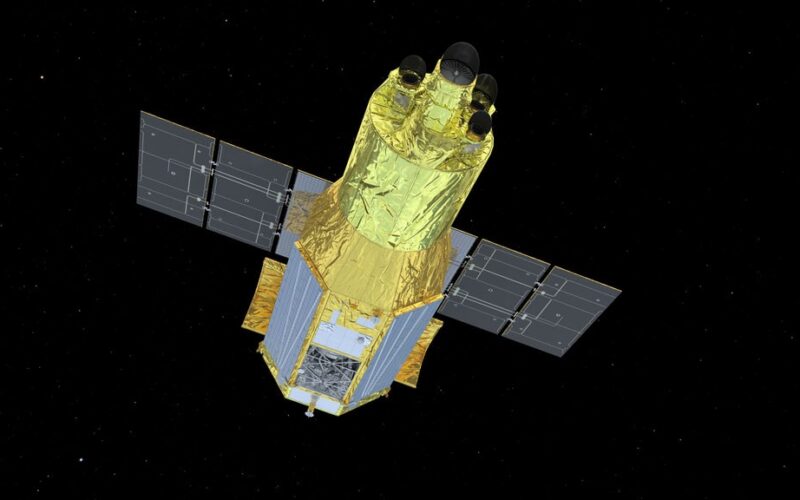 Espacio: un púlsar atrapa el viento de su estrella gigante