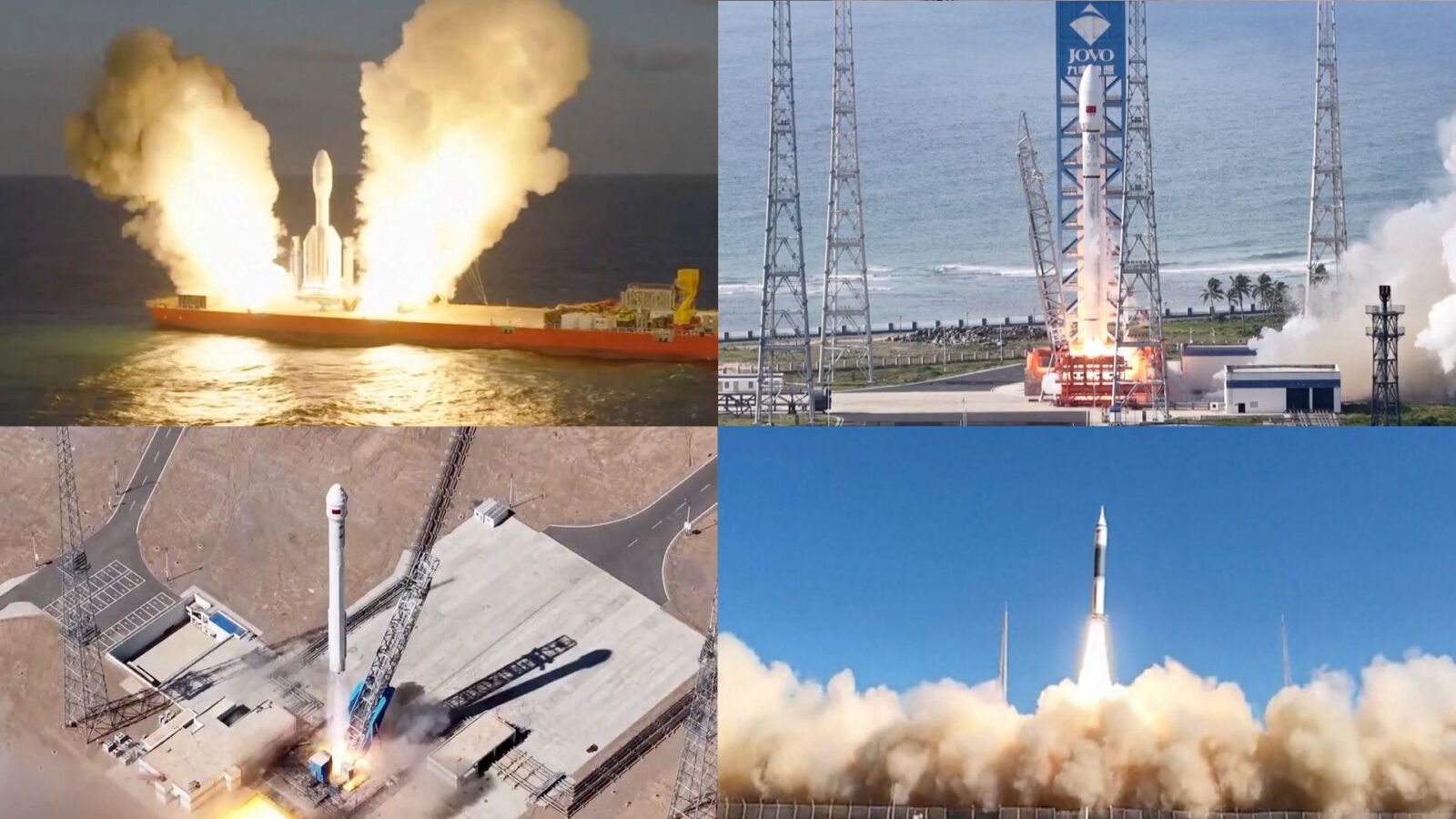 Espacio: China lanza cuatro cohetes distintos en 45 horas