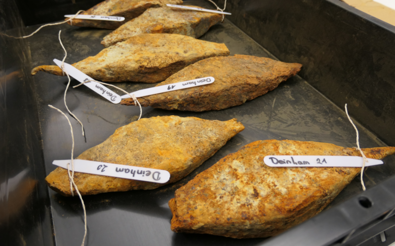 Arqueología: 500 barras de hierro dormían en el Danubio