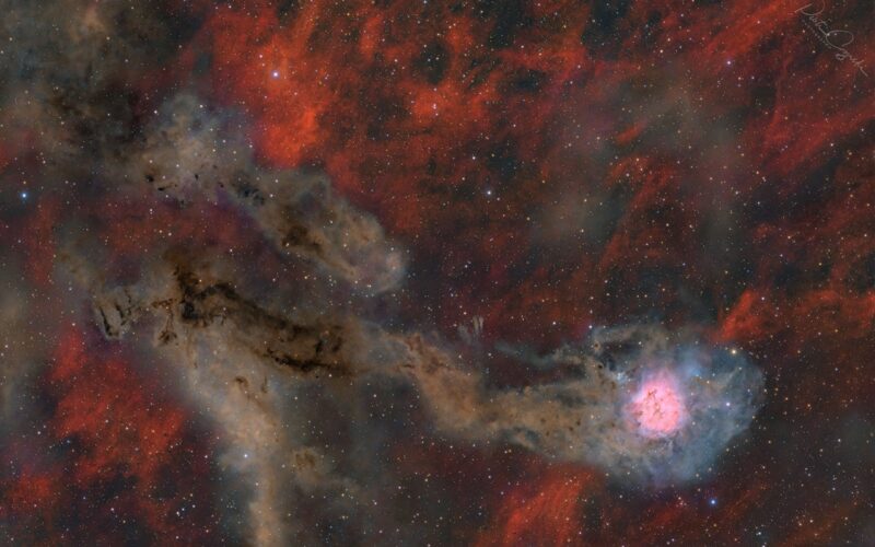 Espacio: la nebulosa que parece un cometa