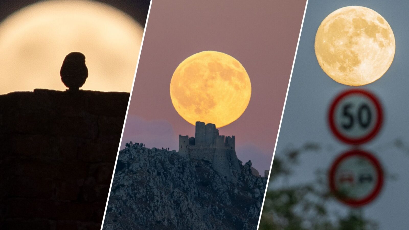 Espacio: La Luna de la Cosecha en imágenes del mundo