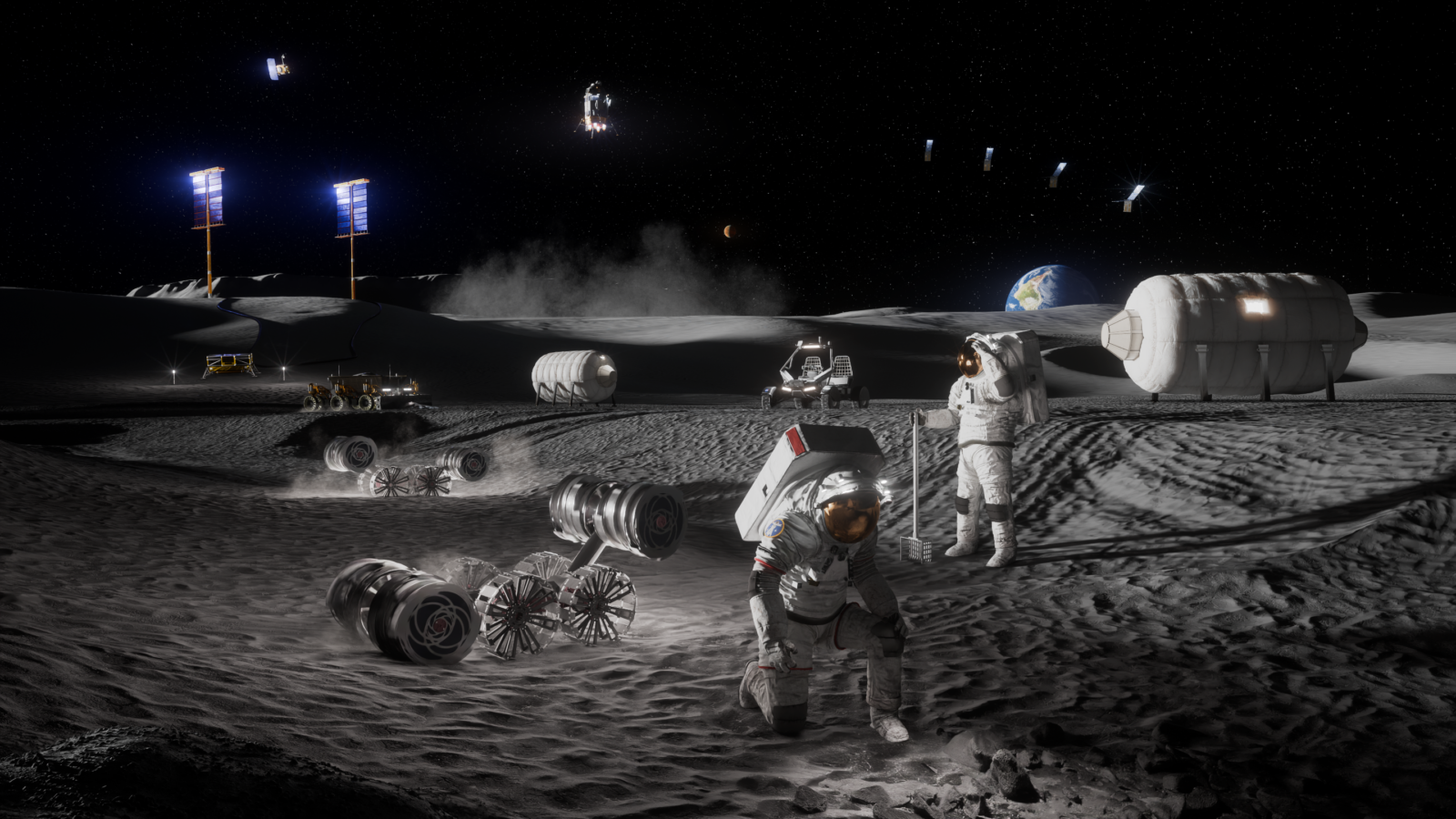 Espacio: Tres investigaciones para preparar una base lunar