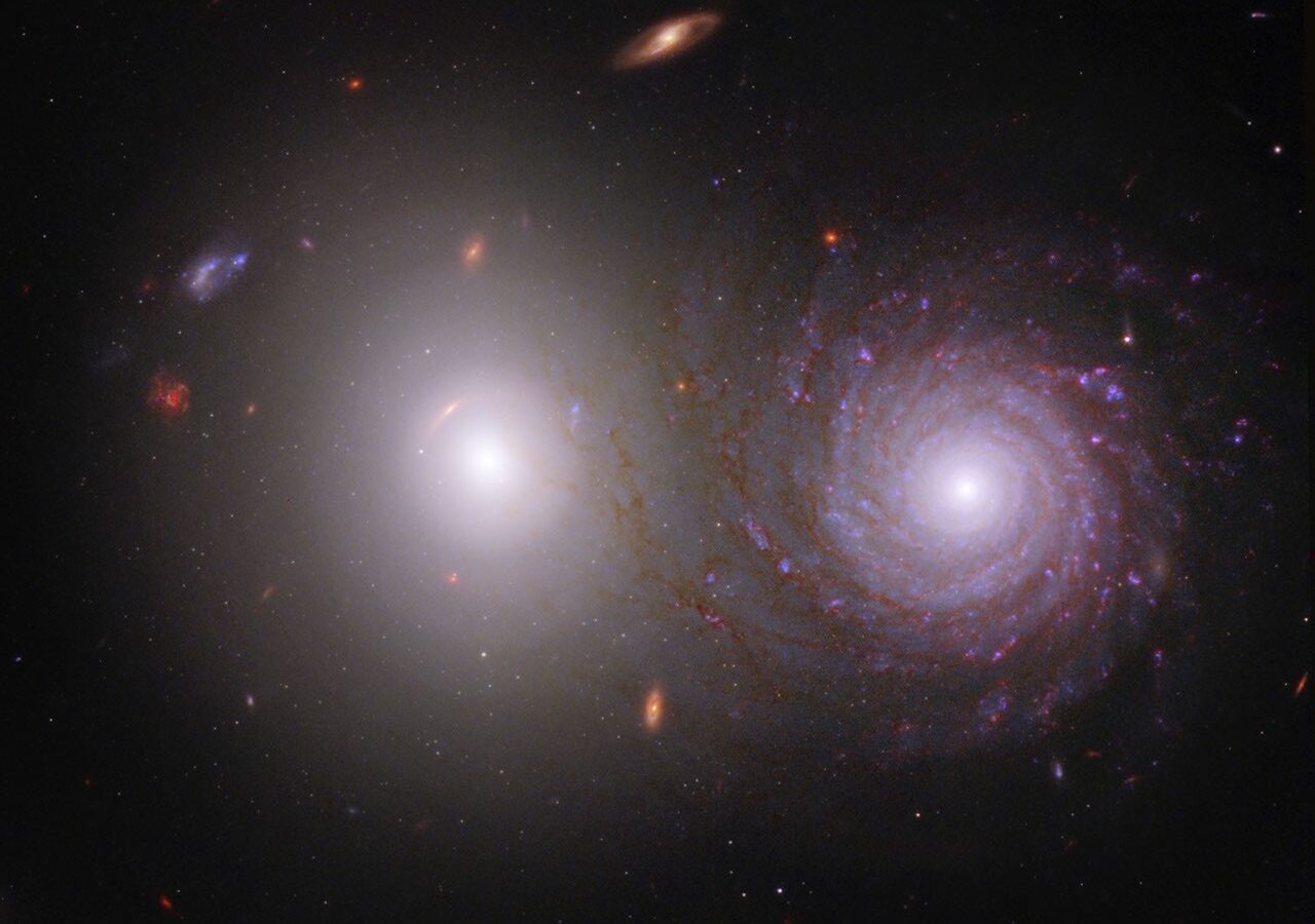 Espacio: Ayuda a rastrear polvo entre galaxias superpuestas