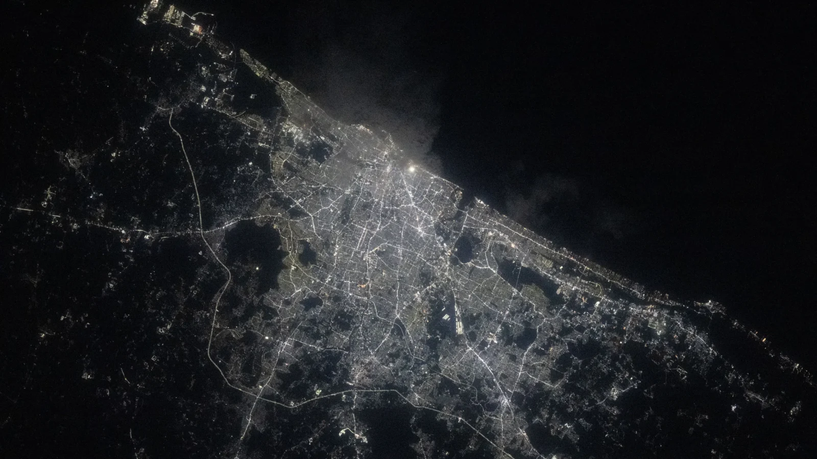 🚀 Espacio: Chennai vista desde la Estación Espacial