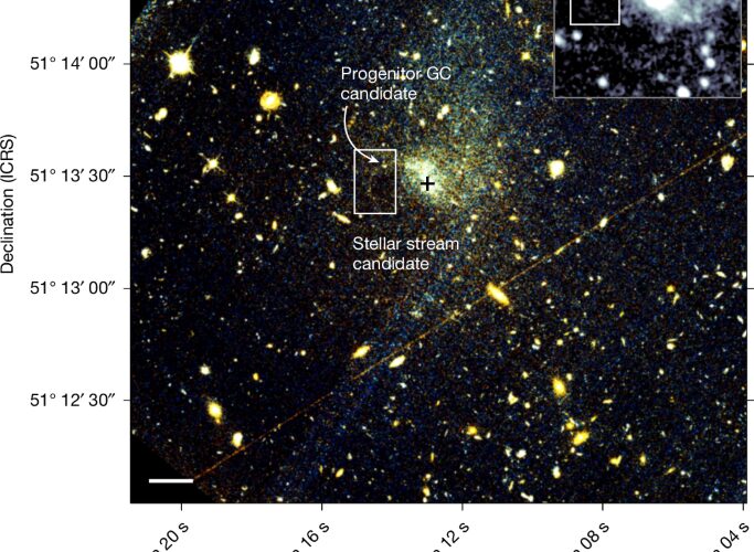 Espacio: Un flujo estelar fuera de la Vía Láctea