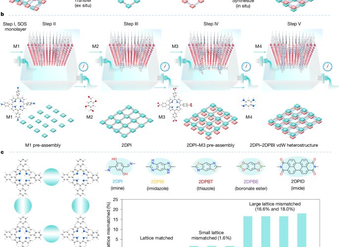 Física: Apilan polímeros 2D sobre agua y crean diodos orgánicos