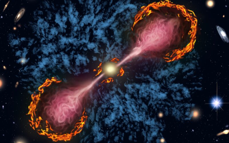 Espacio: Los chorros de agujeros negros frenan nuevas estrellas