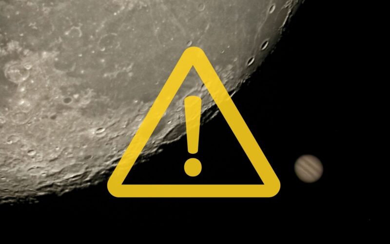 Espacio: La Luna ocultará Júpiter el 6 de octubre