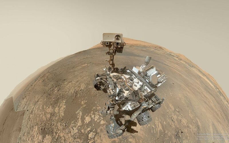 Espacio: El autorretrato de Curiosity reúne 61 tomas