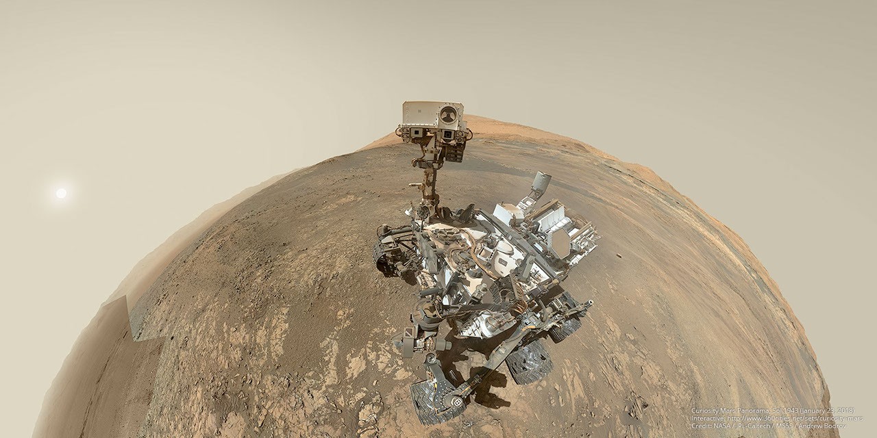 Espacio: El autorretrato de Curiosity reúne 61 tomas