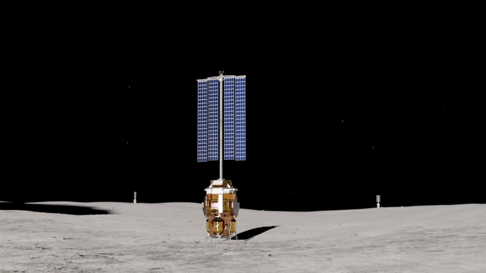 Espacio: Blue Origin presenta su torre solar lunar