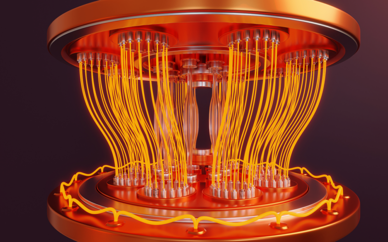 Física: Un chip conecta cúbits mediante vibraciones