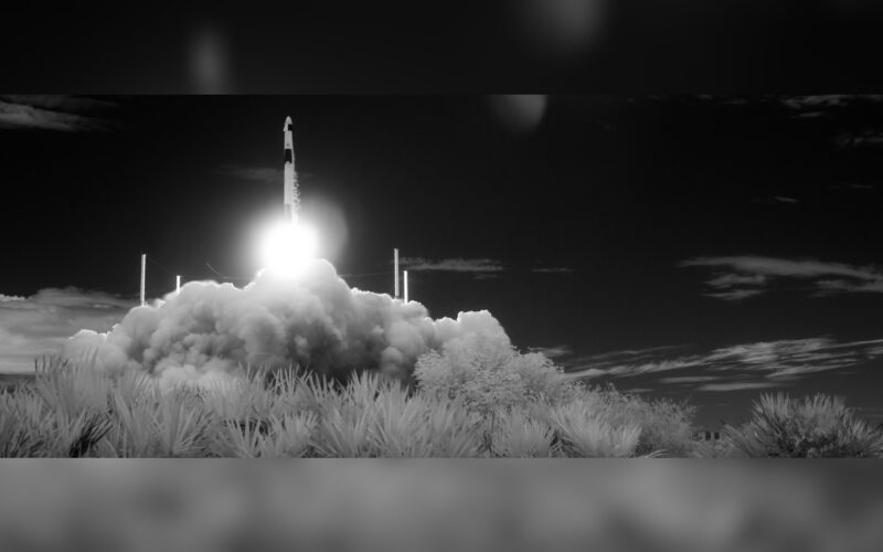 Espacio: El despegue de Crew-13 visto en infrarrojo