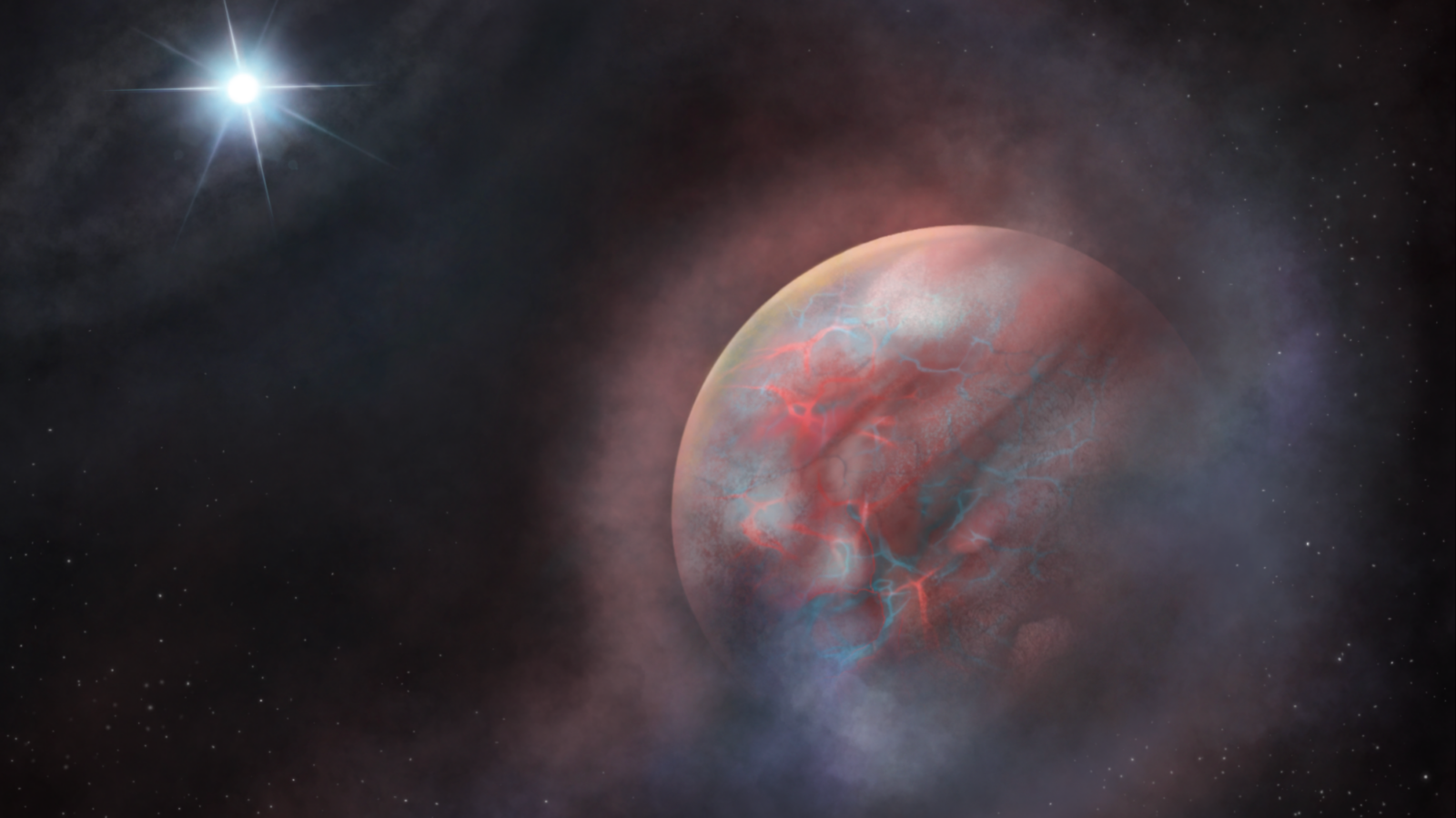 Espacio: Un planeta habría nacido de una estrella moribunda