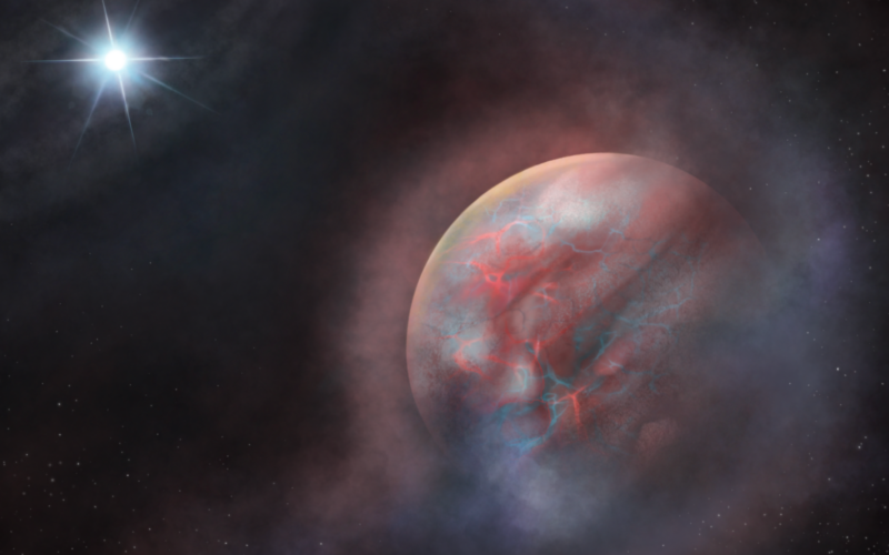 Espacio: Un planeta habría nacido de una estrella moribunda