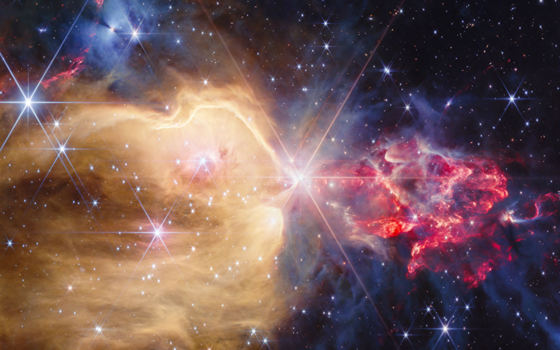 Espacio: Webb revela estrellas ocultas y chorros de gas