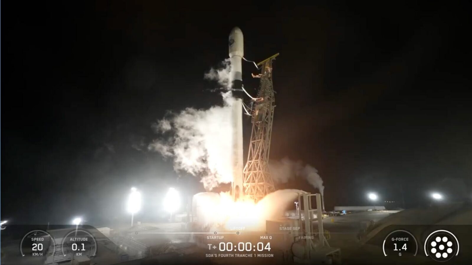 Espacio: SpaceX envía 21 satélites para una red militar