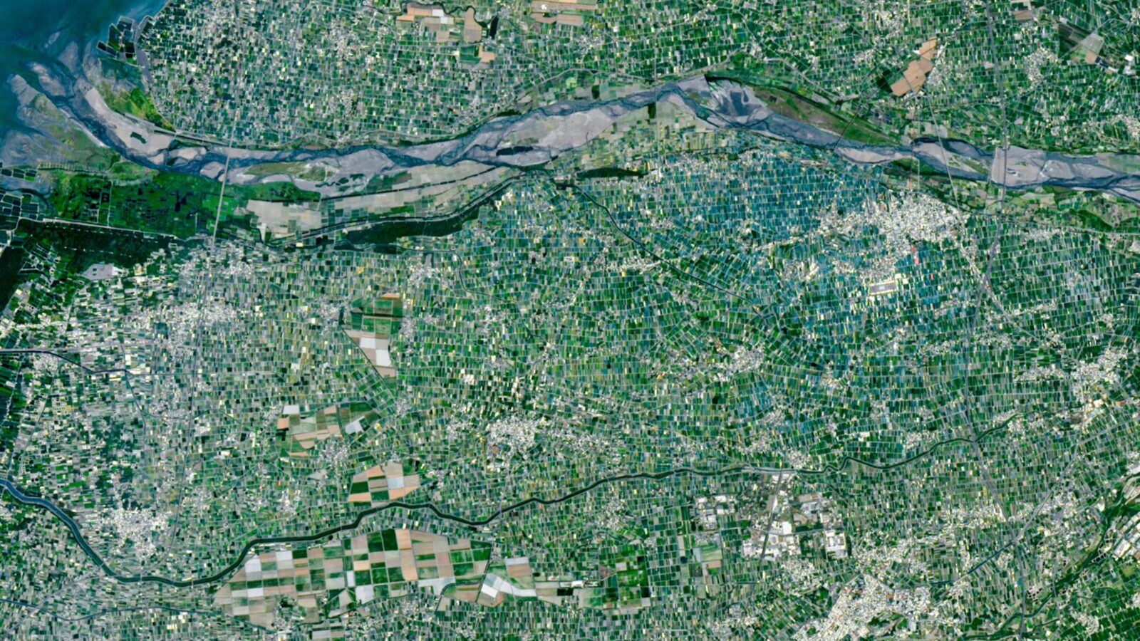 Tierra: Miles de granjas forman un mosaico en Taiwán