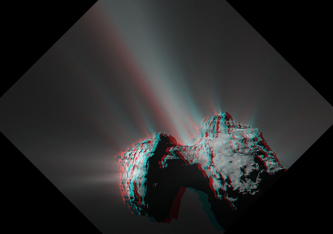 Espacio: El cometa 67P en tres dimensiones